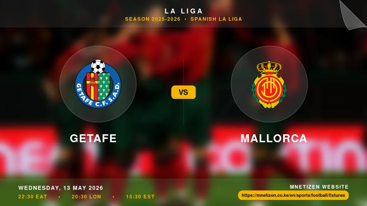 Getafe vs Mallorca - La Liga 2025-2026 Match Poster and Predictions