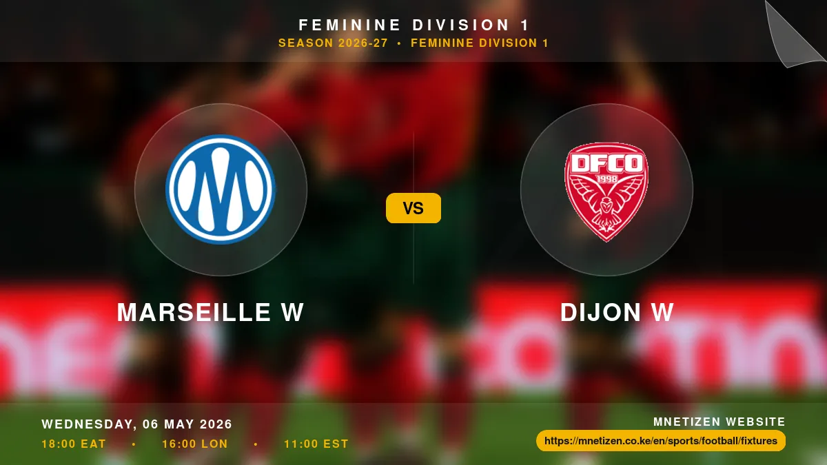 Marseille W vs Dijon W - Feminine Division 1 2026-27 Match Poster and Predictions