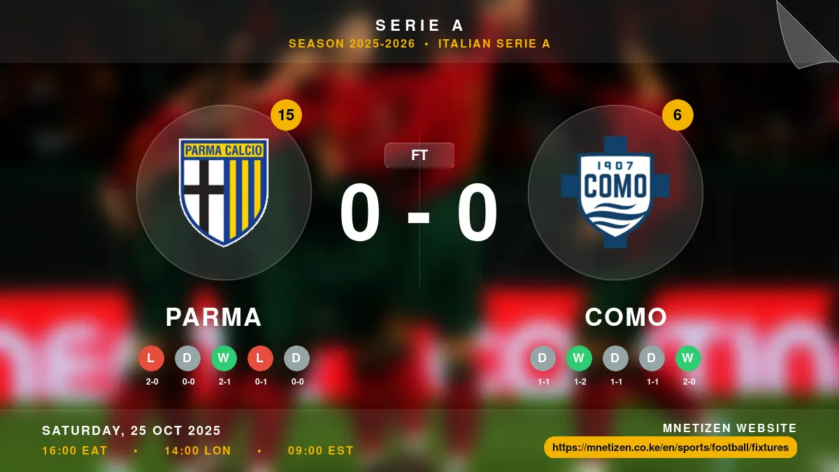 Parma vs Como Result