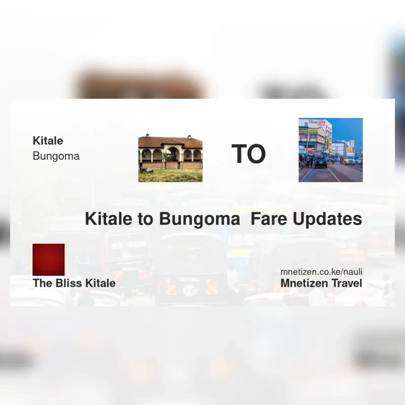 Image of kitale-to-bungoma-the-bliss transport fare