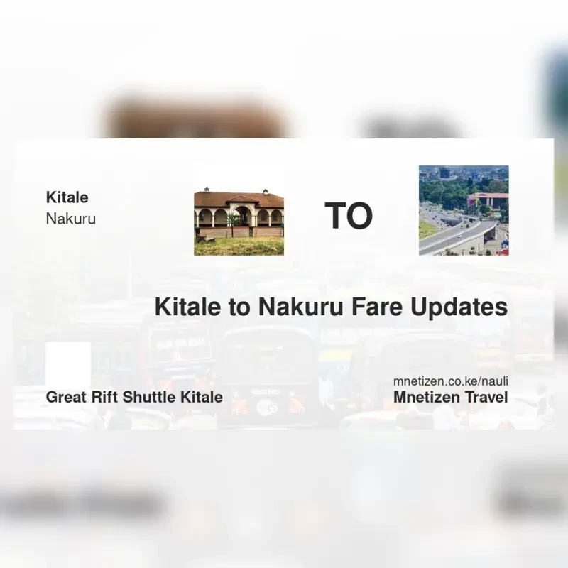 Image of kitale-to-nakuru-great-rift-shuttle transport fare