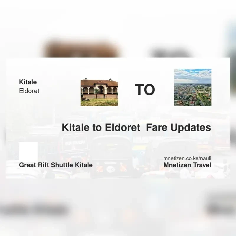 Image of kitale-to-eldoret-great-rift-shuttle transport fare