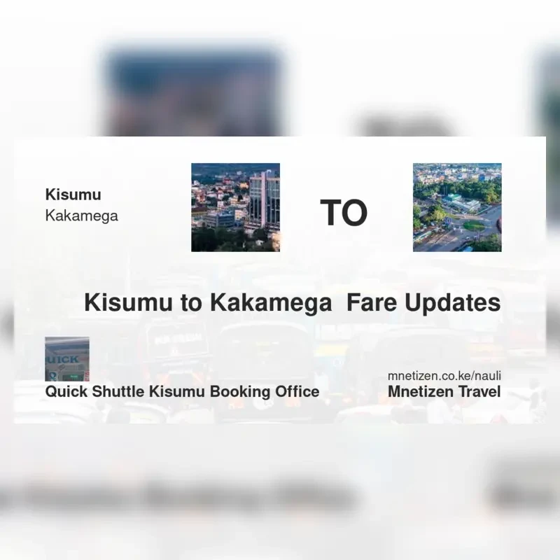 Image of kisumu-to-kakamega-quick-shuttle-booking-office transport parcel
