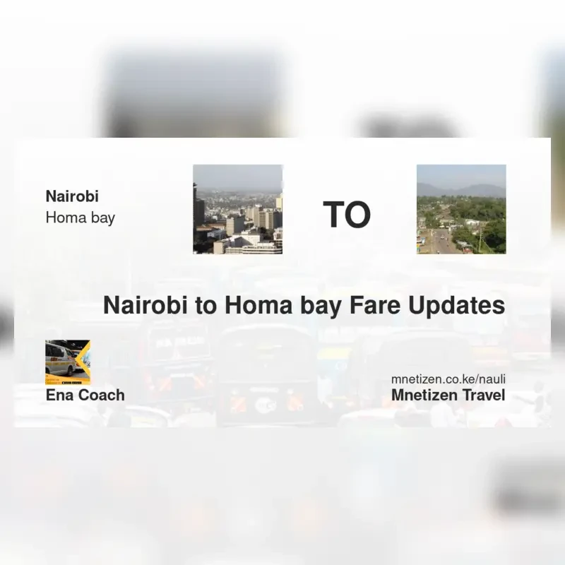 Image of nairobi-to-homa-bay-ena-coach transport parcel