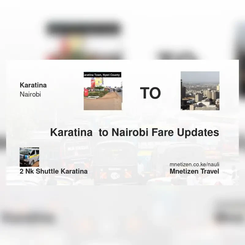 Image of karatina-to-nairobi-2nk-shuttle-karatina transport fare