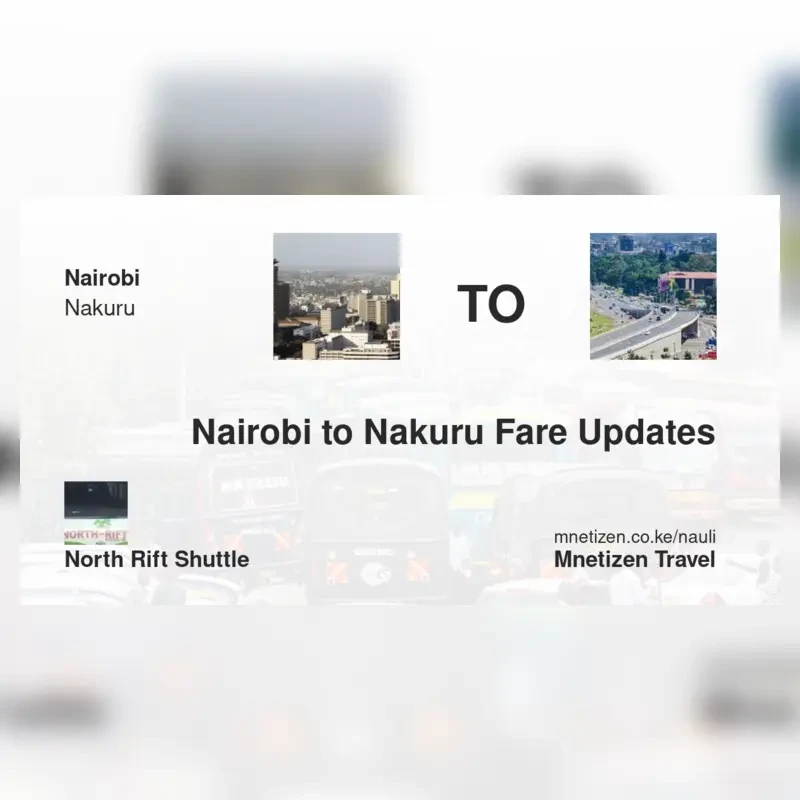 Image of nairobi-to-nakuru-north-rift-shuttle transport fare