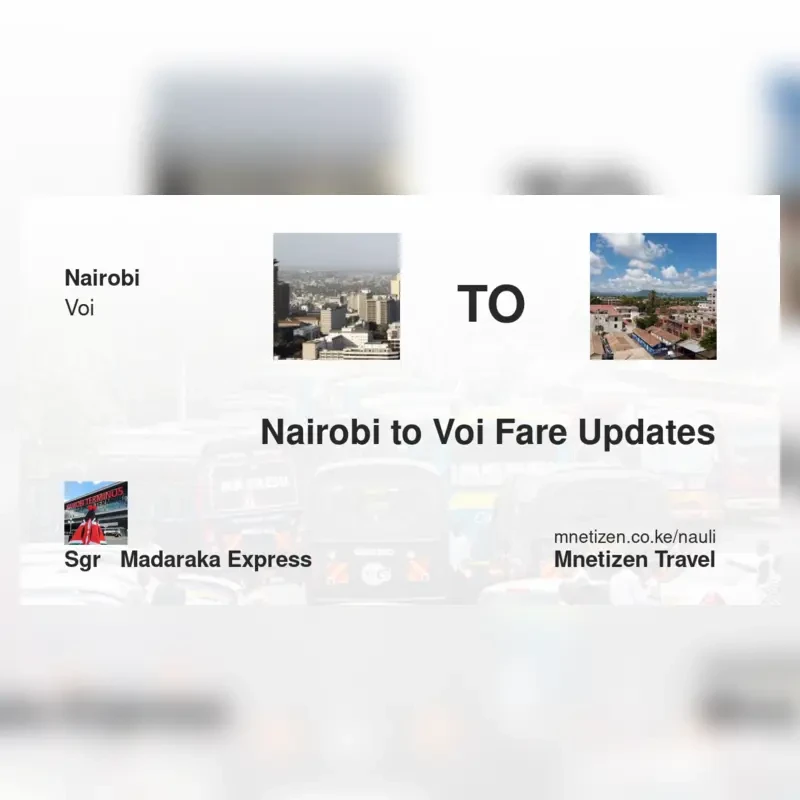 Image of nairobi-to-voi-sgr-madaraka-express Treni fare