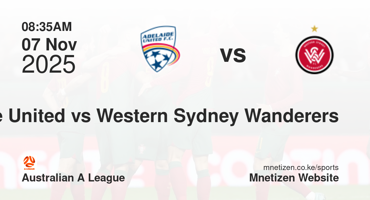 Adelaide United vs Western Sydney Wanderers | 27 Dec 2025 Match