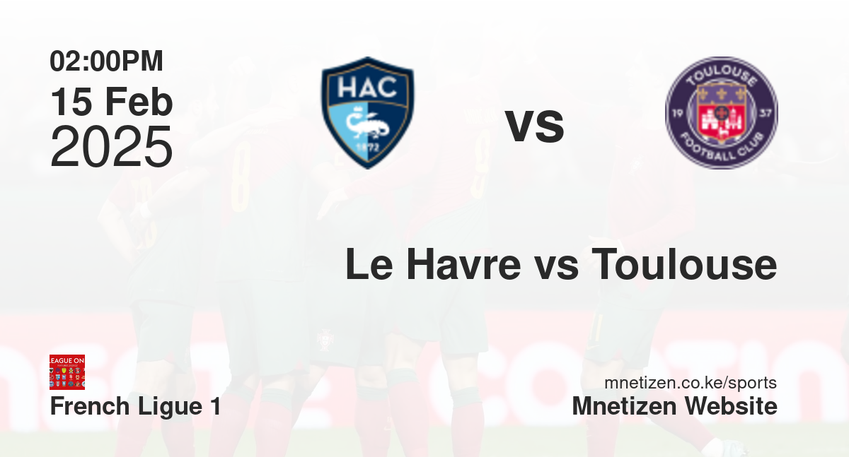 Le Havre vs Toulouse | 15 Feb 2025 Match