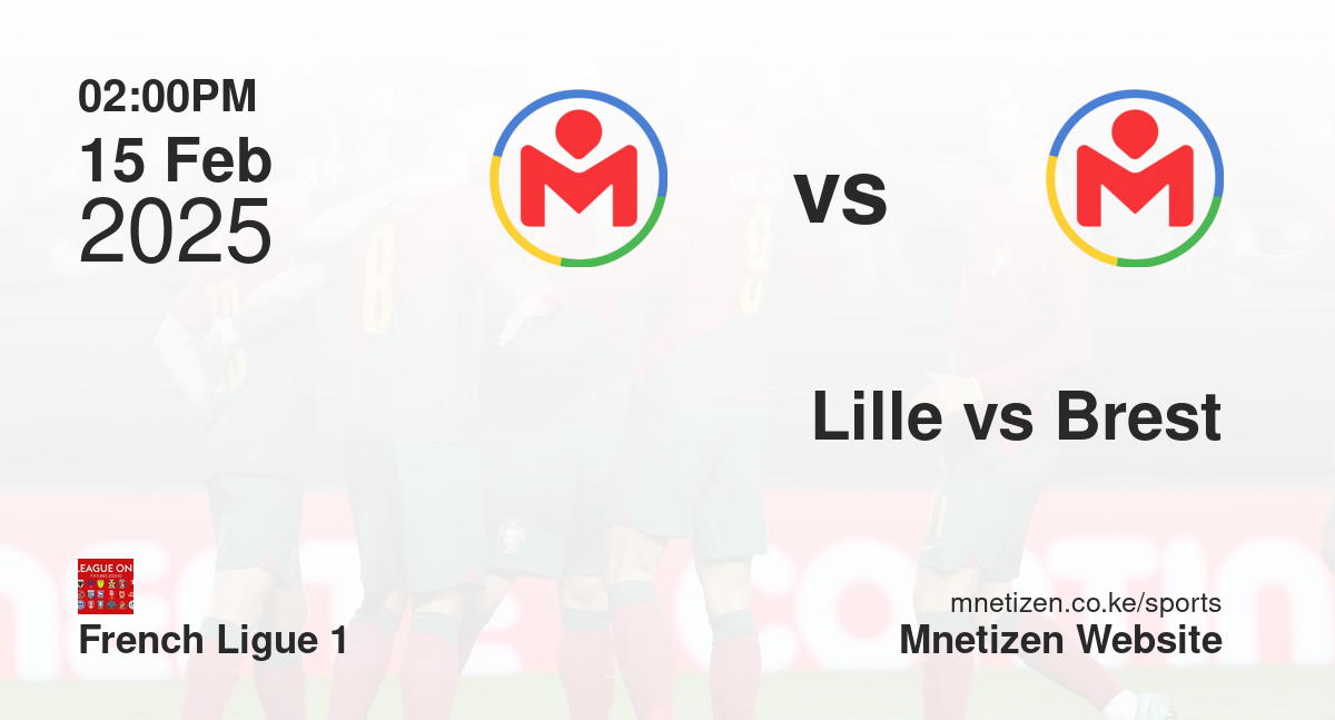 Lille FC vs Brest fc | 15 Feb 2025 Match