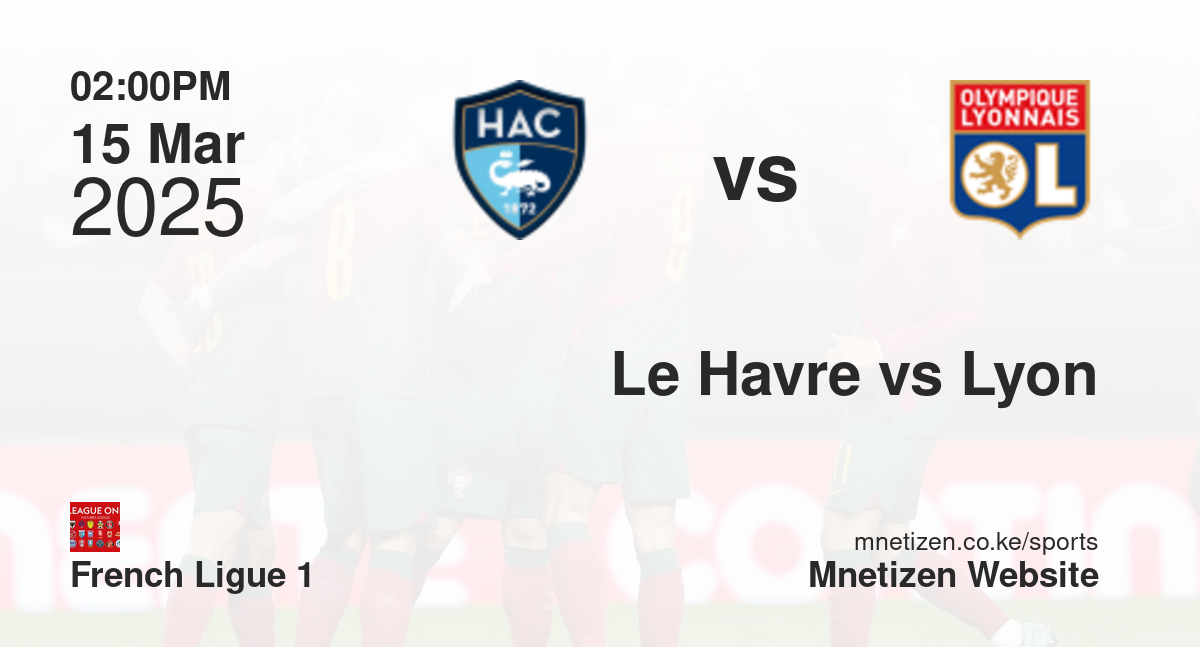 Le Havre vs Lyon | 15 Mar 2025 Match