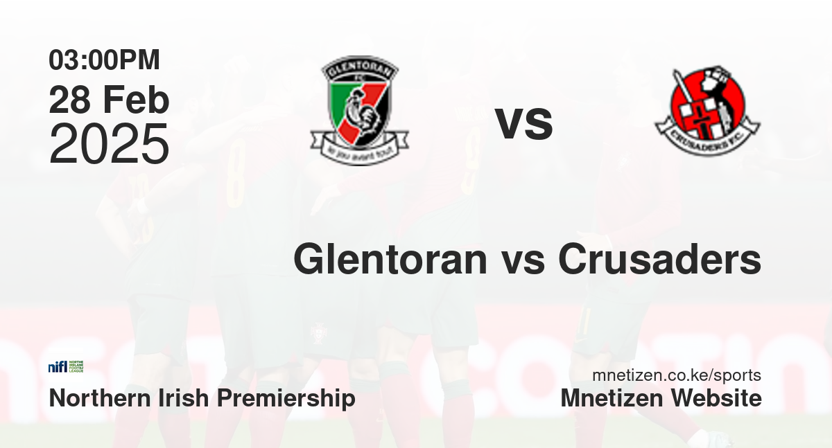 Glentoran vs Crusaders | 28 Feb 2025 Match