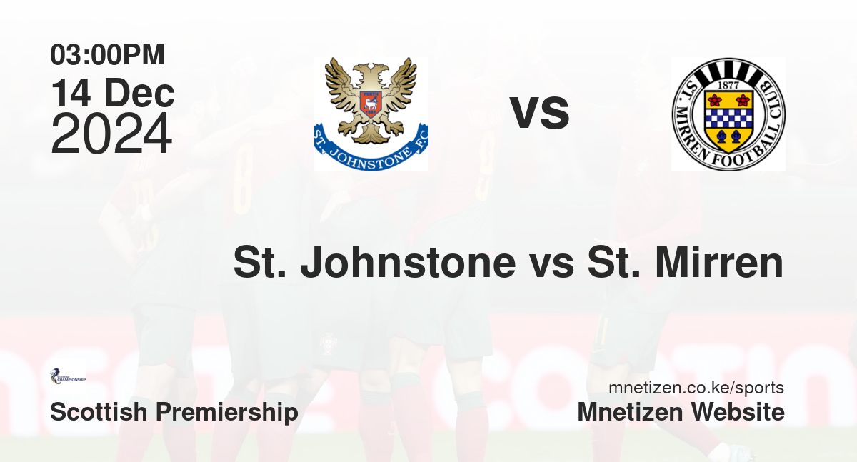 St. Johnstone vs St. Mirren