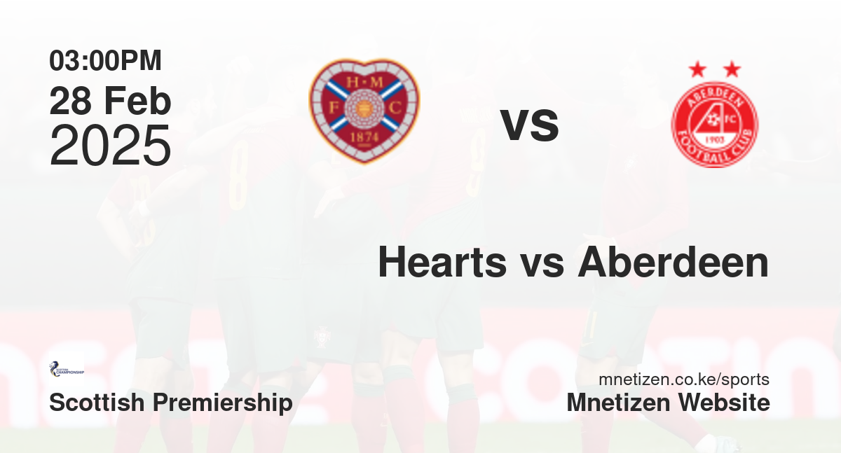 Hearts vs Aberdeen | 28 Feb 2025 Match