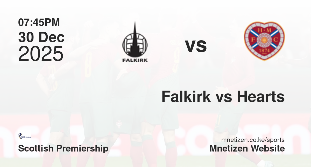 Falkirk vs Hearts | 30 Dec 2025 Match
