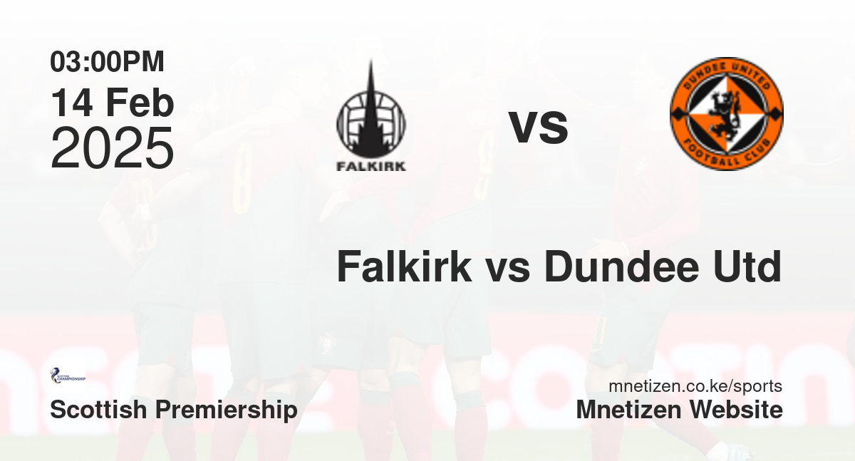 Falkirk vs Dundee United | 14 Feb 2025 Match