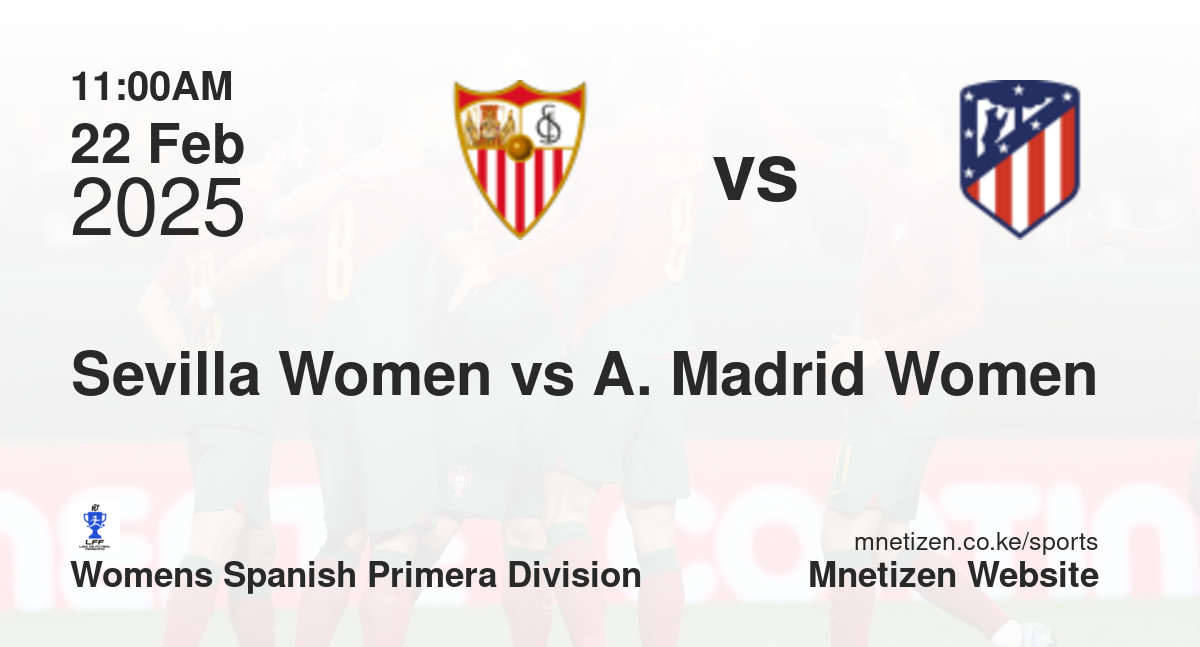 Sevilla Women vs Atletico Madrid Women | 22 Feb 2025 Match