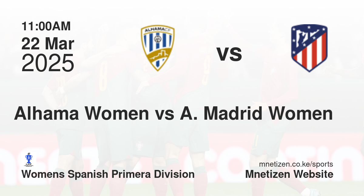 Alhama Women vs Atletico Madrid Women | 22 Mar 2025 Match