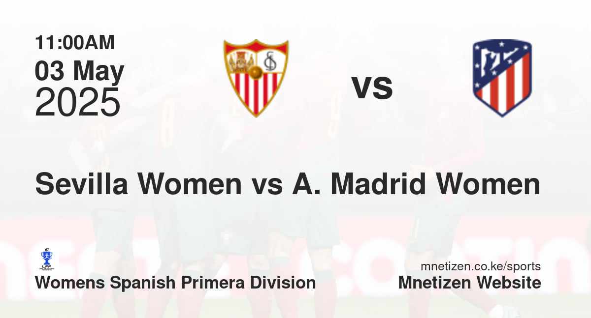 Sevilla Women vs Atletico Madrid Women | 03 May 2025 Match