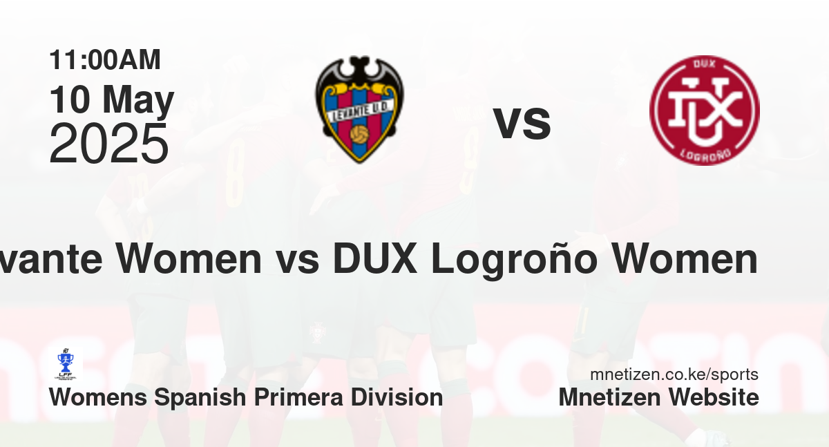Levante Women vs DUX Logroño Women | 10 May 2025 Match