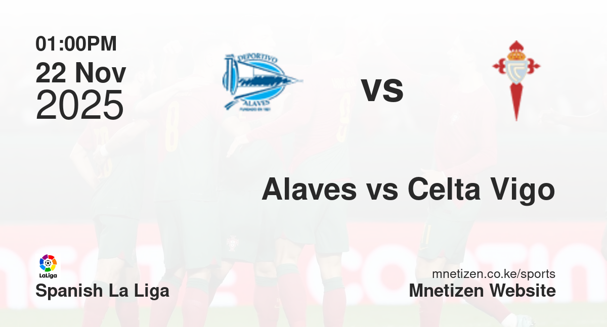 Alaves vs Celta Vigo | 22 Nov 2025 Match