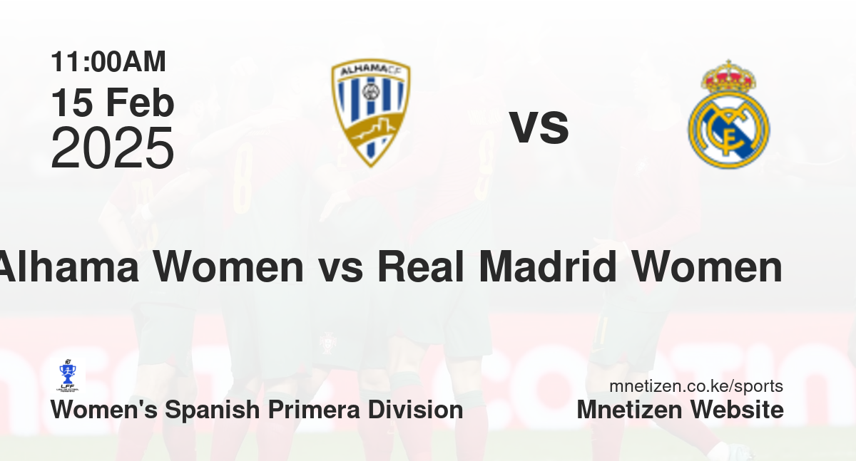 Alhama Women vs Real Madrid Women | 15 Feb 2025 Match