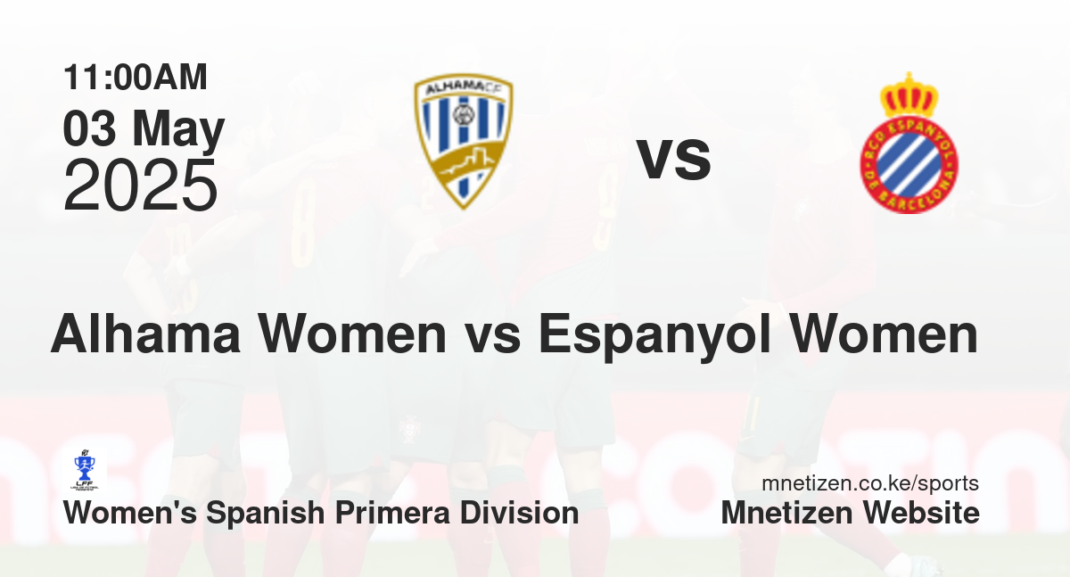 Alhama Women vs Espanyol Women | 03 May 2025 Match