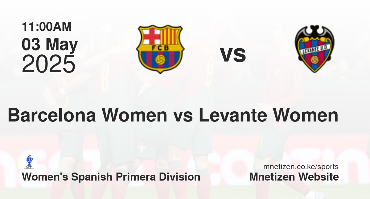 Barcelona Women vs Levante Women | 03 May 2025 Match