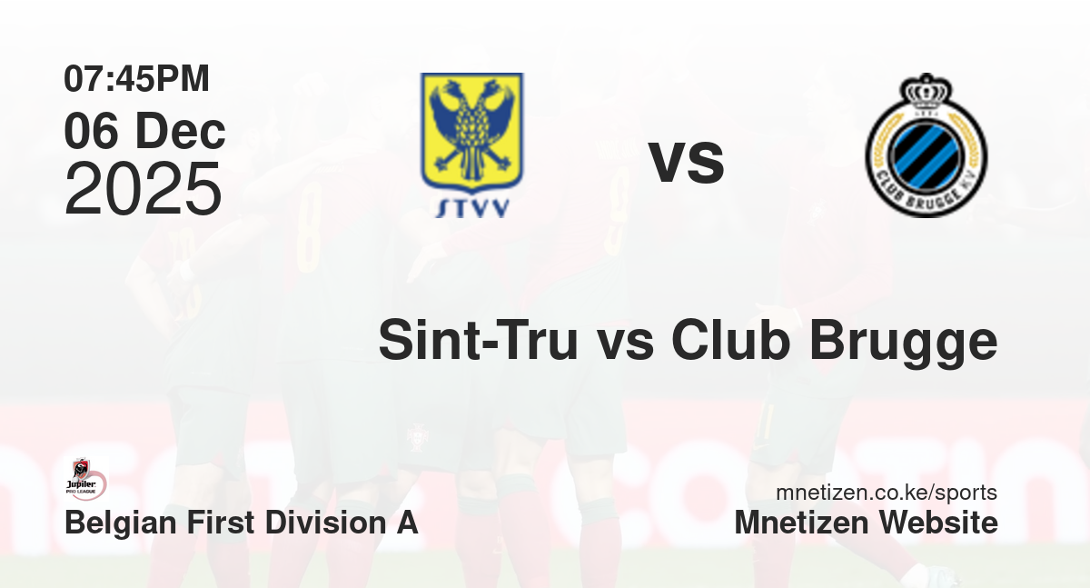Sint-Truidense VV vs Club Brugge | 06 Dec 2025 Match