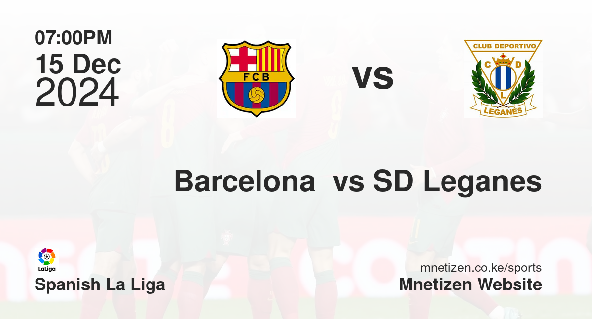 Barcelona  vs SD Leganes