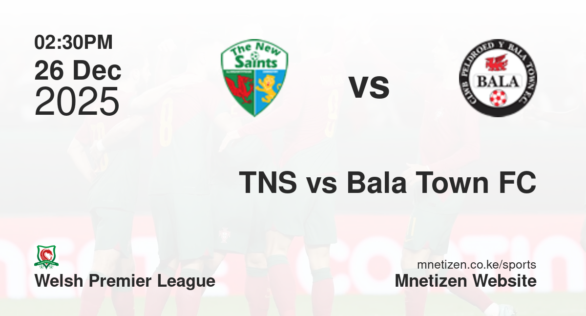 The New Saints FC vs Bala Town FC | 26 Dec 2025 Match