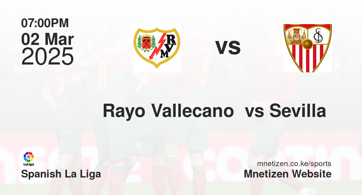 Rayo Vallecano  vs Sevilla 