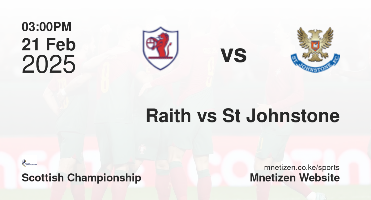 Raith Rovers vs St Johnstone | 21 Feb 2025 Match