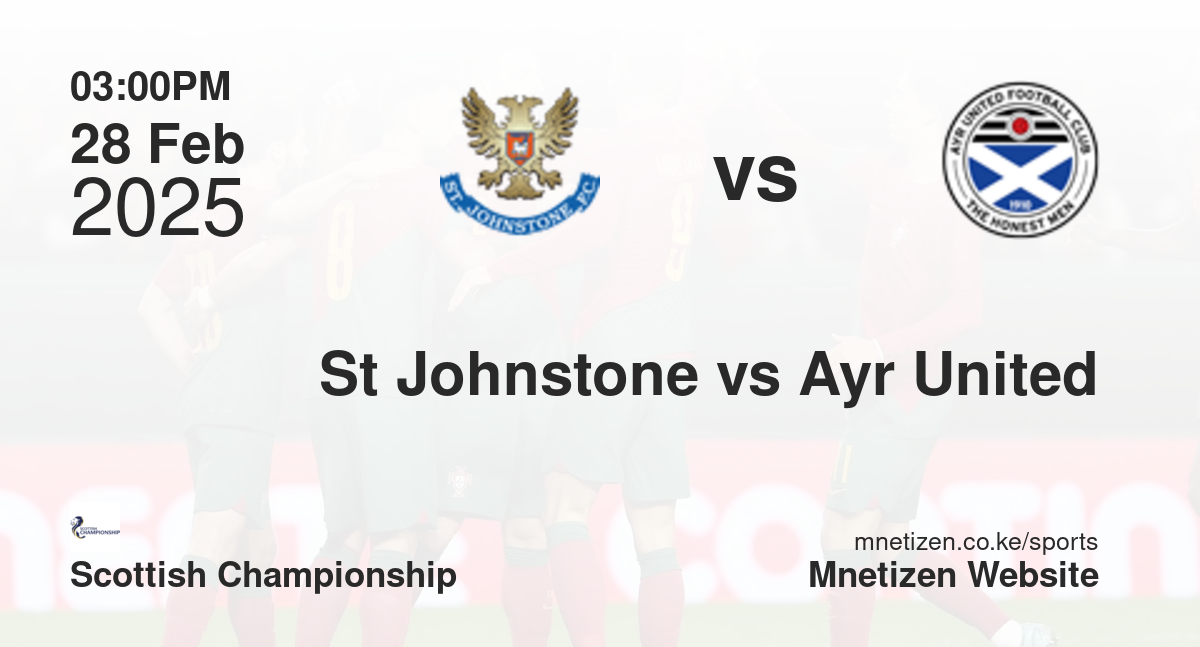St Johnstone vs Ayr United | 28 Feb 2025 Match