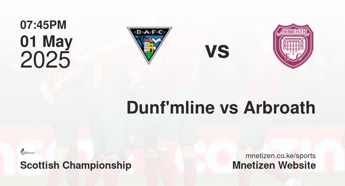 Dunfermline Athletic vs Arbroath | 01 May 2025 Match