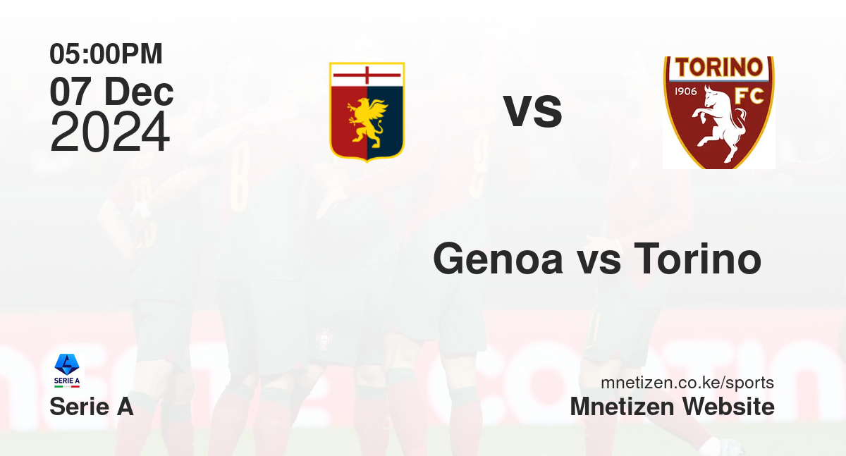 Genoa vs Torino 