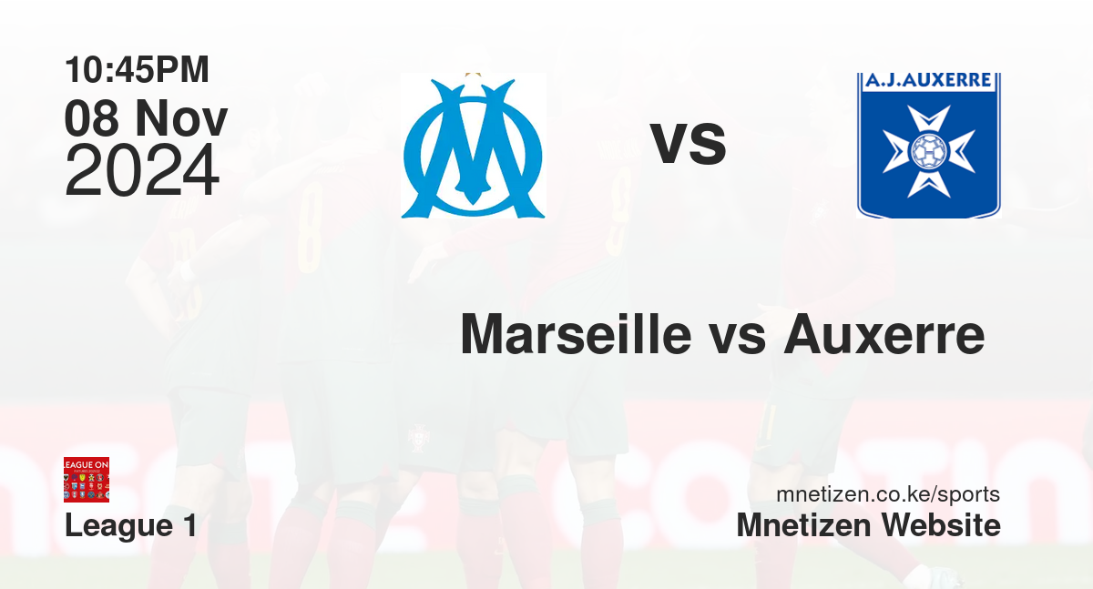 Marseille vs Auxerre 