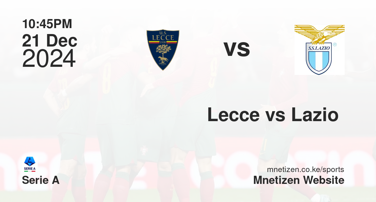 Lecce vs Lazio 