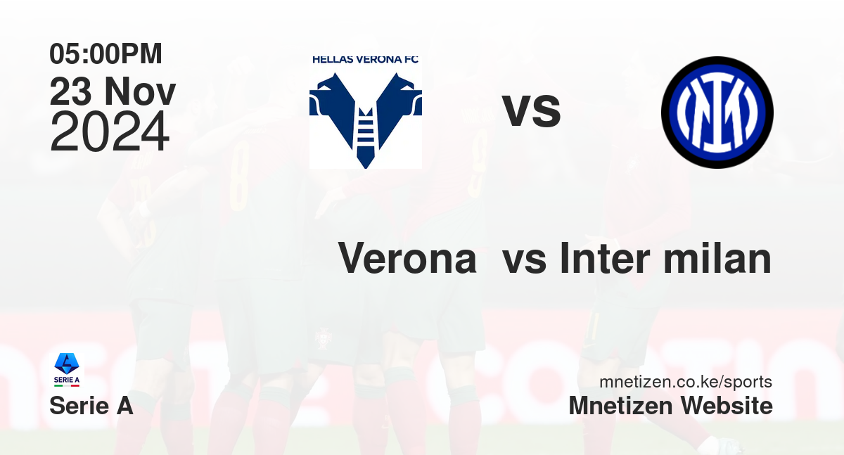 Verona  vs Inter milan