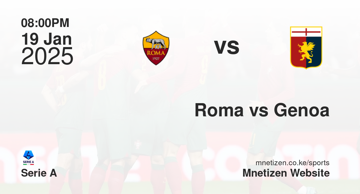 Roma vs Genoa