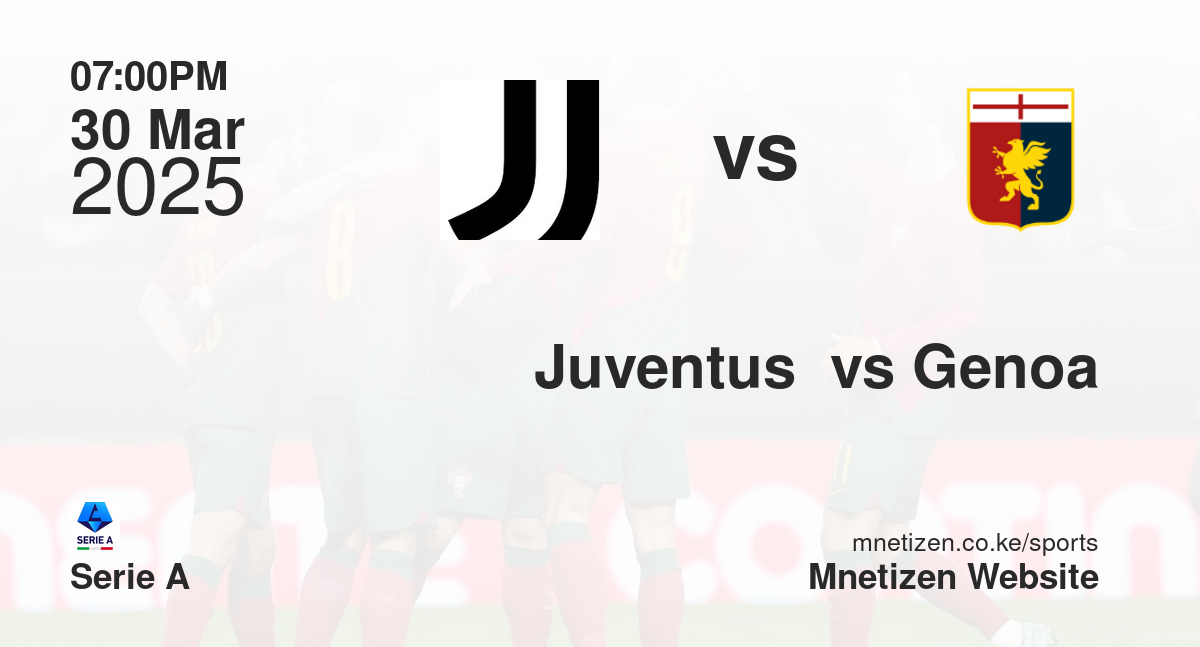 Juventus  vs Genoa