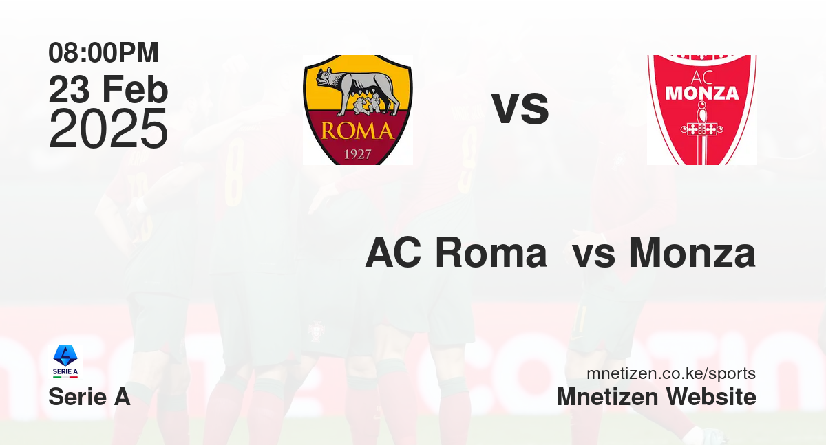 AC Roma  vs Monza