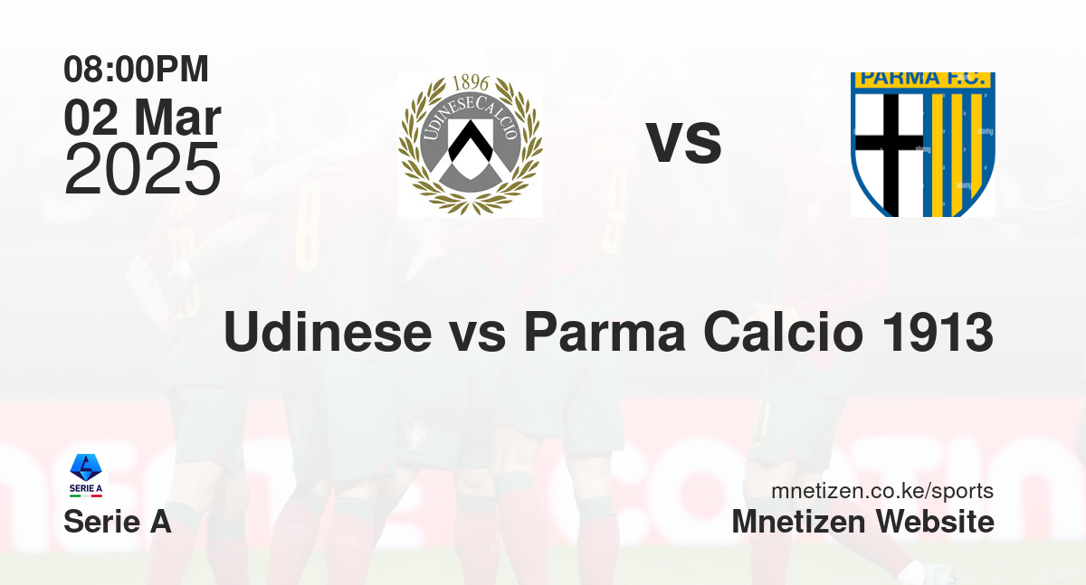 Udinese vs Parma Calcio 1913