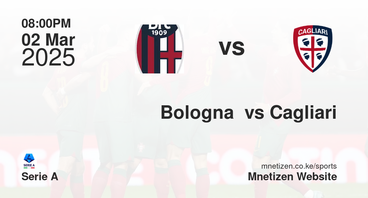 Bologna  vs Cagliari