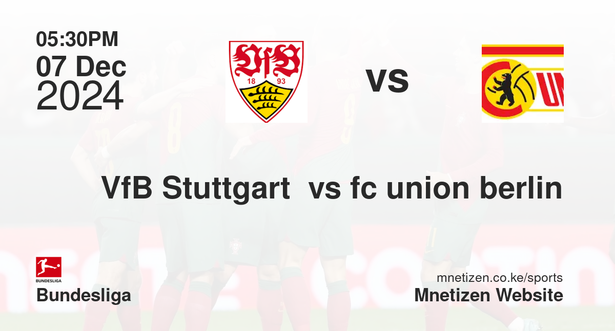 VfB Stuttgart  vs fc union berlin