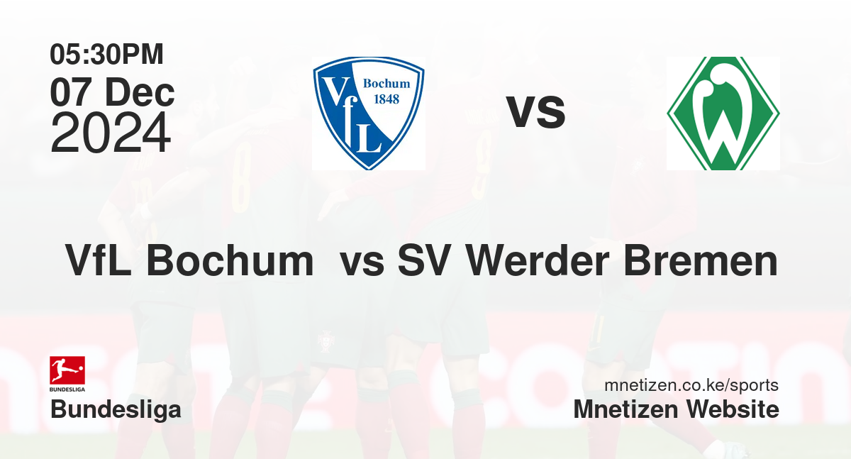 VfL Bochum  vs SV Werder Bremen