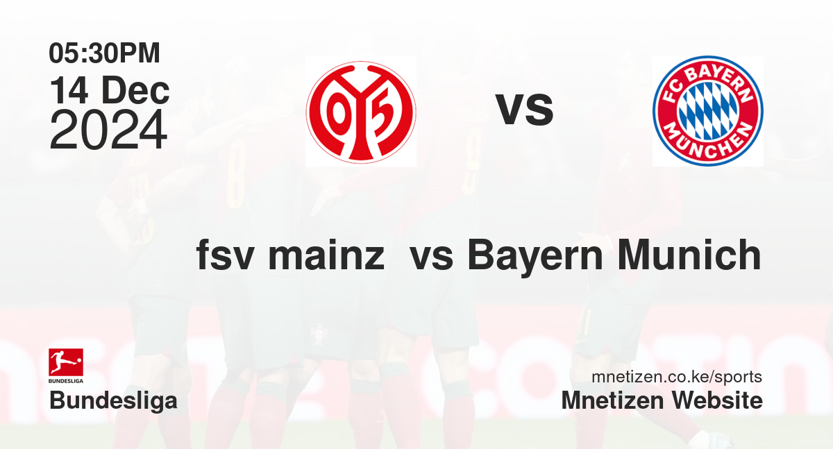 fsv mainz  vs Bayern Munich