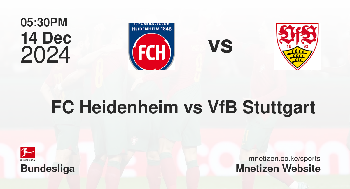 FC Heidenheim vs VfB Stuttgart 