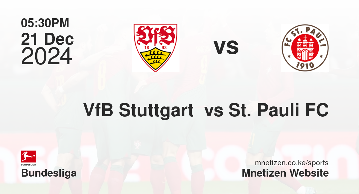 VfB Stuttgart  vs St. Pauli FC