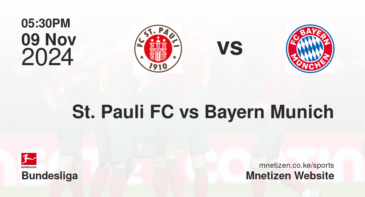 St. Pauli FC vs Bayern Munich